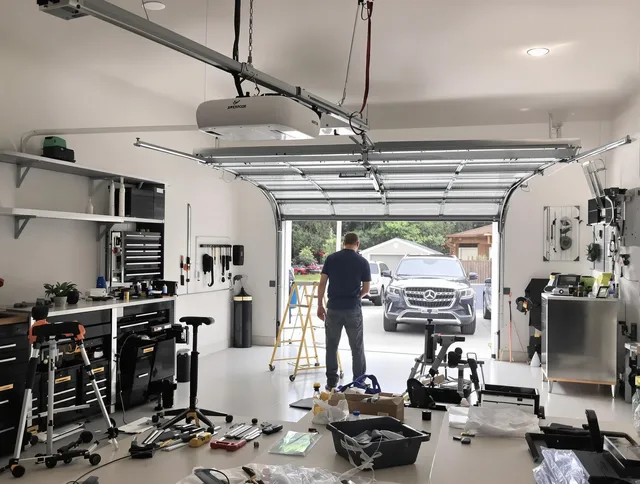 Garage door opener installation by Vernon Garage Door Repair in Vernon