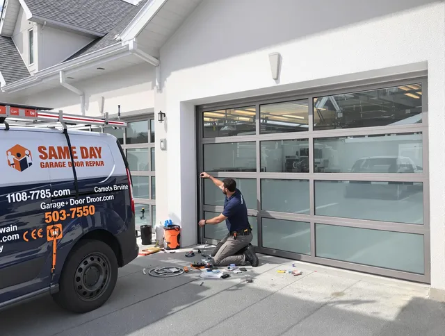 Same-day garage door repair service by Vernon Garage Door Repair in Vernon